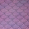 Bomuldsjersey - White/Purple - manga inspireret bølger