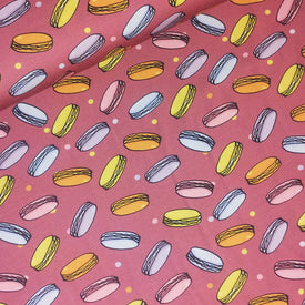 Bomuldsjersey - Macaron - Lyserød