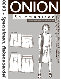 Onion 0003 - Specialmønster - Fiskenederdel