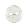 Milward Knap - 0869 - Transparent blomster - 13 mm - 5 stk