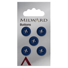 Milward Knap - 0174 - Lilla - 13 mm - 5 stk