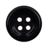 Milward Knap - 0466 - Sort - 17 mm - 4 stk