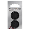 Milward Knap - 0470 - Sort - 28 mm - 2 stk