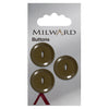 Milward Knap - 0500 - Army - 21 mm - 3 stk