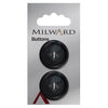 Milward Knap -0948- sort/grå-25 mm - 2 stk