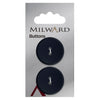 Milward Knap - 0969 - Sort - 25 mm - 2 stk