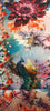 Bomuldsjersey - Påfugl - Sommerfugle - kæmpe blomst
