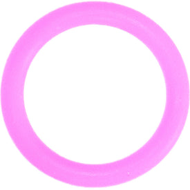 O-Ring - 22mm - Gennemsigtig Pink