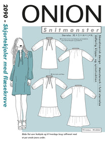 Onion 2090 - Skjortekjoler med flæsekrave