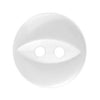 Milward Knap - 0003 - Hvid - 14 mm - 8 stk