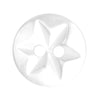 Milward Knap - 0016 - Hvid - 12 mm - 7 stk