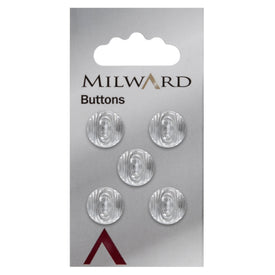 Milward Knap - 0071 - Transparent - 13 mm - 5 stk