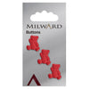 Milward Knap - 0108 - Bamse - 16 mm - 3 stk