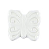 Milward Knap - 0304 - Hvid sommerfugl - 13 mm - 3 stk