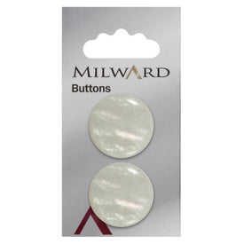 Milward Knap - 0322 - Marmor - 25 mm - 2 stk