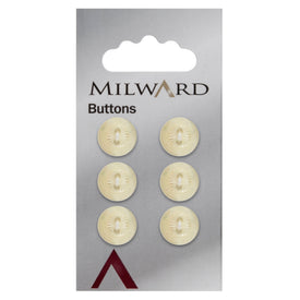 Milward Knap - 0335 - Marmor - 13 mm - 6 stk