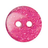 Milward Knap - 0389 - lys rød glimmer - 13 mm - 5 stk