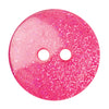 Milward Knap - 0390 - Rød glimmer - 18 mm - 3 stk