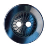 Milward Knap - 0436 - Mørk blå blank - 16 mm - 4 stk