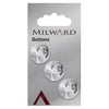 Milward Knap - 0886 - Transparent - 18 mm - 3 stk