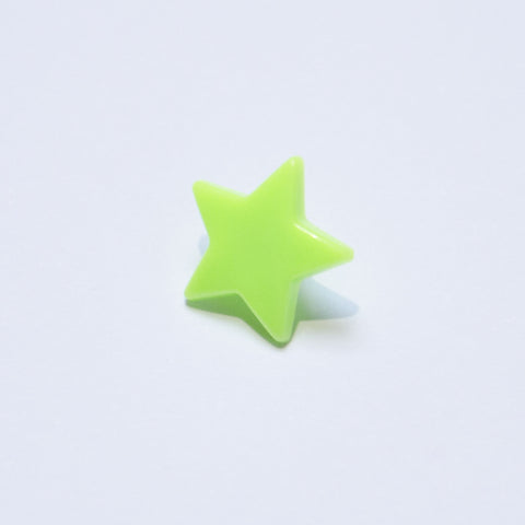 KAM-knapper - Stjerne - Str. 20 - Neon grøn