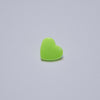 KAM-knapper - Hjerte - Str. 20 - Neon grøn