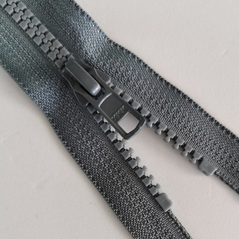 Lynlås - YKK VISLON - Delbar - 6 mm - Grå - 45 cm