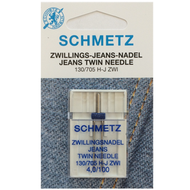 Schmetz - Maskinnåle - Tvillinge nål - Jeans 4,0/100