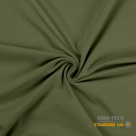 Bomuldsjersey - Fv 270 - Khaki