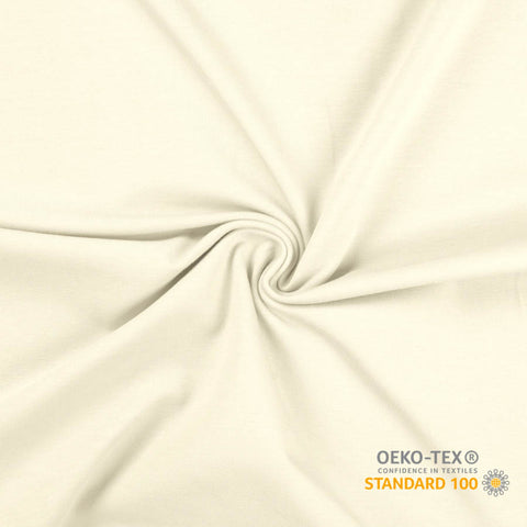 Bomuldsjersey - Fv 510 - Ecru