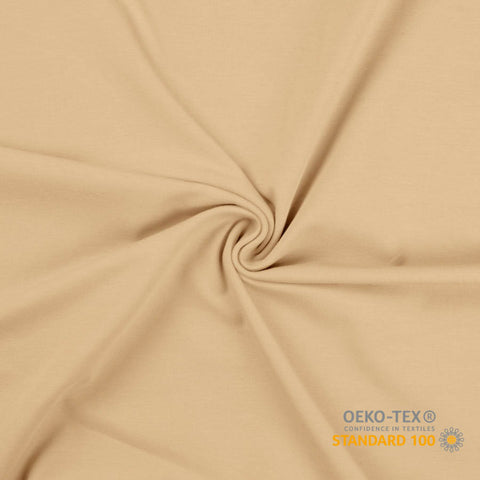 Bomuldsjersey - Fv 530 - Champagne