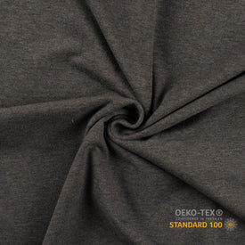 Bomuldsjersey - Fv 661 - Mellem grå melange