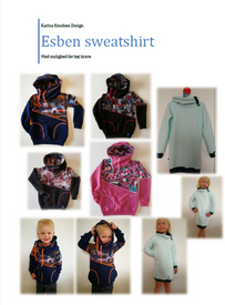 PDF - Print selv - Karina Knudsen Design - Str. 92-146 - Esben Sweatshirt