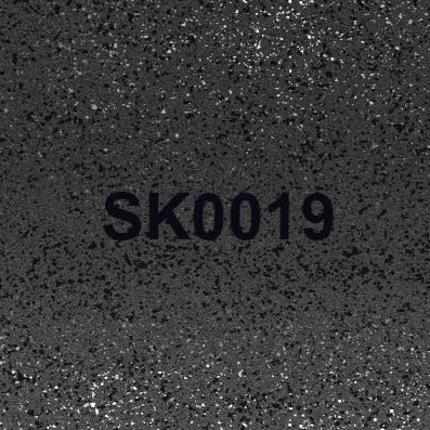 Strygefolie til tekstil - Sparkle - 24x30 cm - Sort