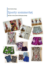 PDF - Print selv - Karina Knudsen Design - Str. 62-146 / 74-146 - Sporty sommertøj
